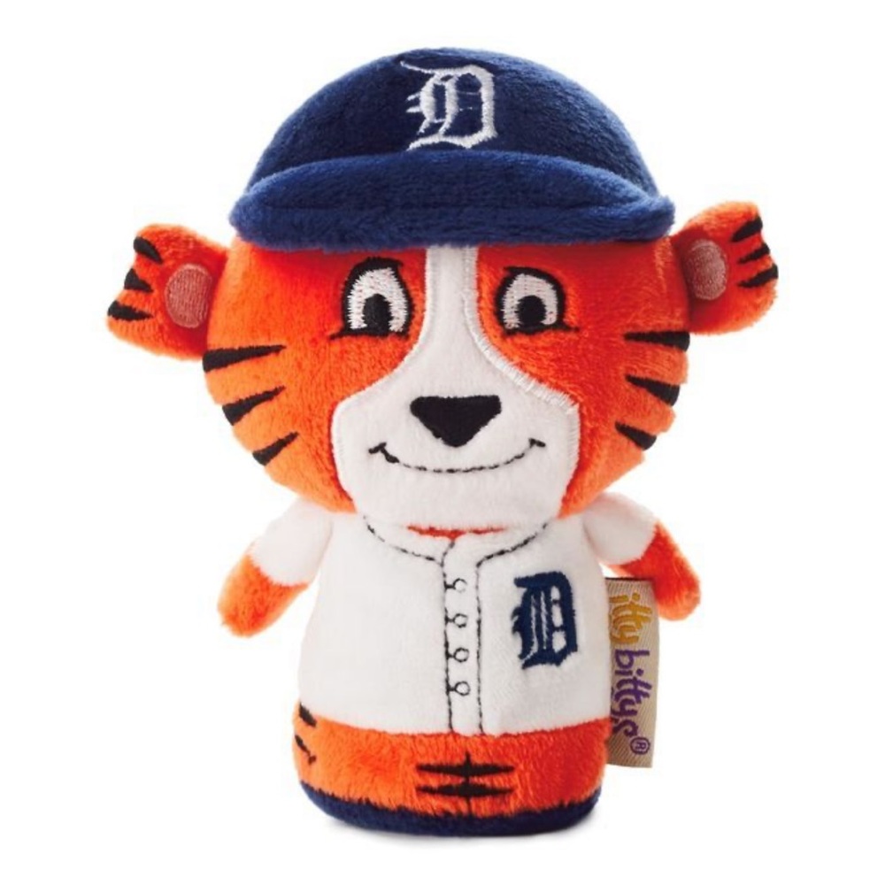 Detroit Tigers Paws Hallmark itty bittys Special Edition Baseball Mascot NWT